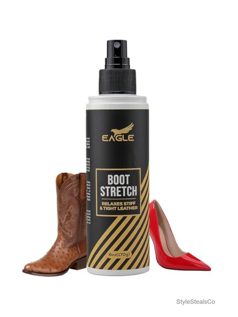 Shoe Stretch Spray Leather Softener Boot Stretcher 6oz Tight Shoes